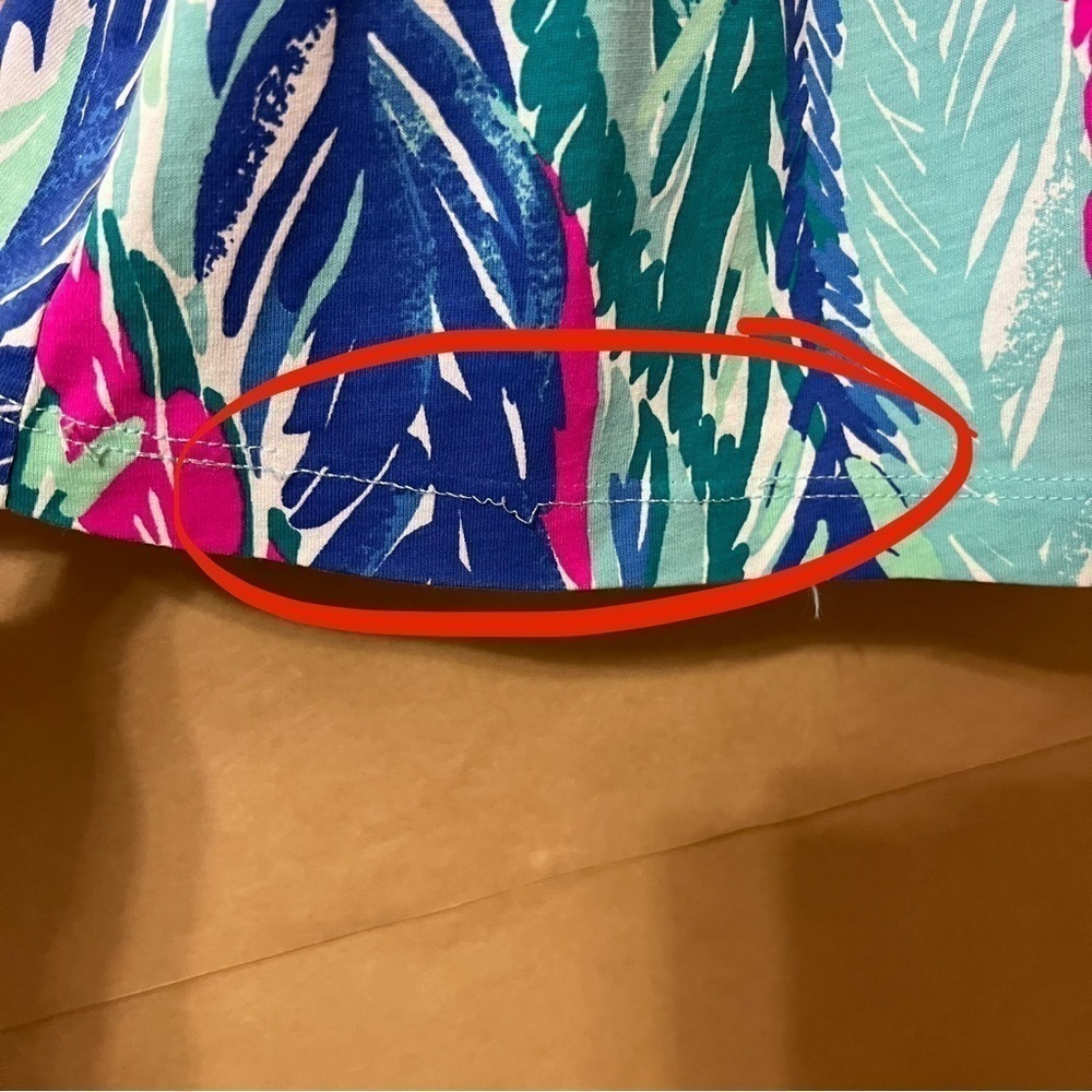 Lilly Pulitzer | Blythe V-Neck Swing Dress Popover Light As A Feather Size XS - Picture 15 of 16